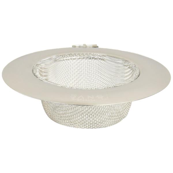 SANEI 流し部品 ツバ広ゴミこし 排水口径65~100mm ステンレス PH621-L シルバー