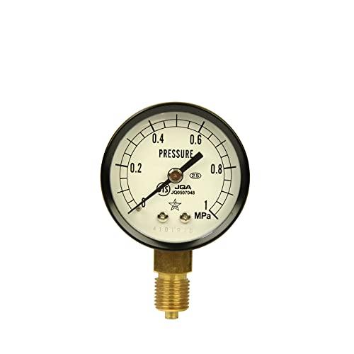 右下精器 汎用圧力計A50・G1/4 S-11・1.0MPA
