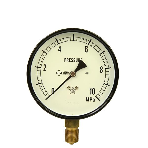 右下精器 汎用圧力計A100・G3/8 S-41・10.0MPA