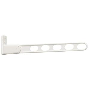 川口技研 窓壁用物干し ホスクリーン HKL-85-W ホワイト 1本