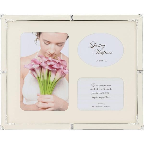 LADONNA フォトフレーム 六つ切 対応 ホワイト MJ62-06-WH