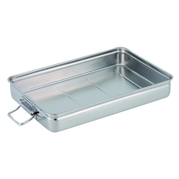 スギコ 18-8ステンレス番重バット 特大深型 手付 660x440x120 SH664412H