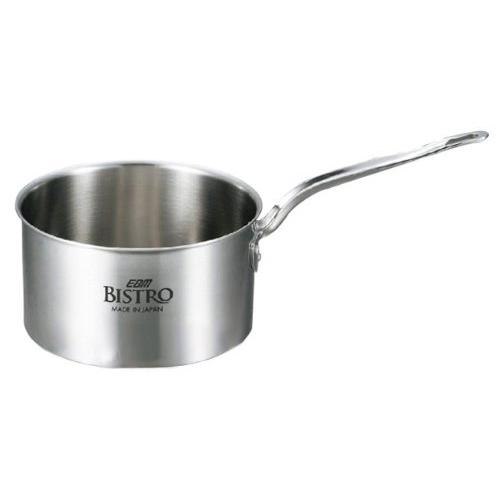 EBM ビストロ 三層クラッド 深型片手鍋 15cm 蓋無