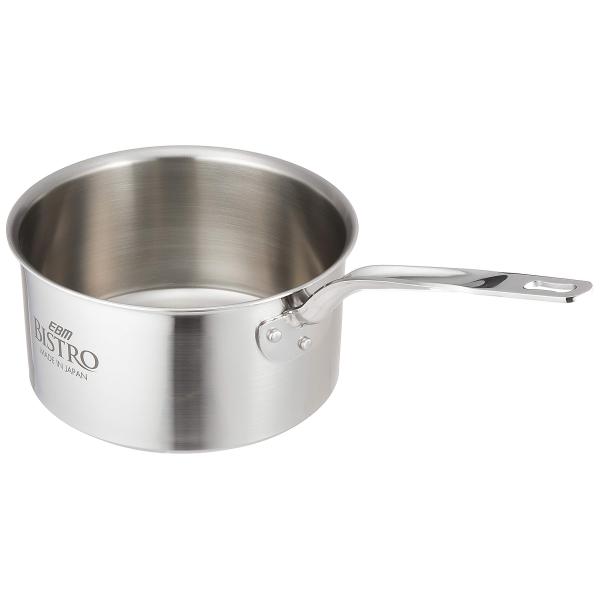 EBM ビストロ 三層クラッド 深型片手鍋 21cm 蓋無