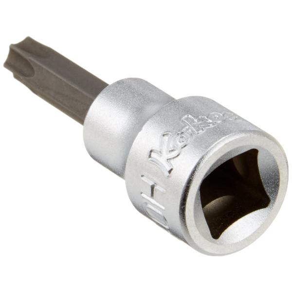 山下工業研究所 コーケン 3/8(9.5mm)SQ. イジリ止めトルクスビットソケット 全長50mm...