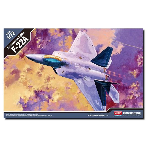 Academy アカデミー 1/72 F-22A ラプター AM12423 プラモデル