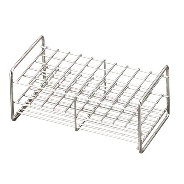 三和化研工業 試験管立(18mm用)50本立 SS18-50(5X10)75MM