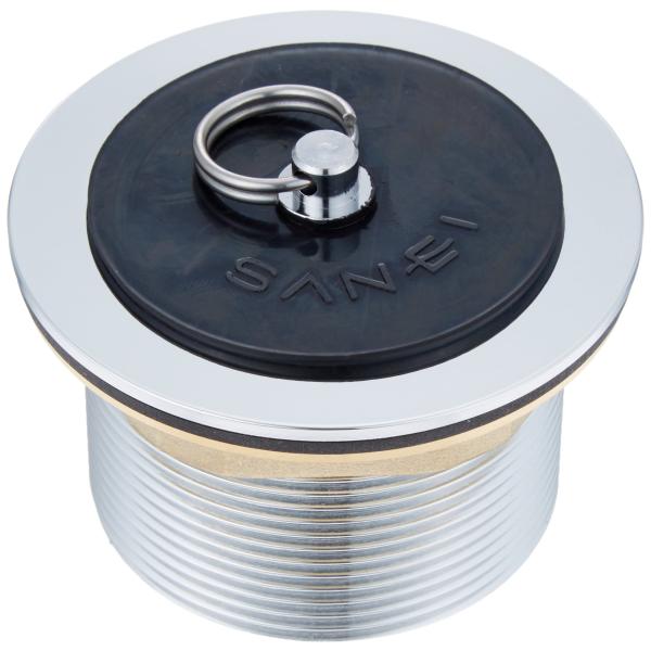 SANEI(サンエイ) ゴム栓付き風呂栓 ネジ付き H21-50 呼び50