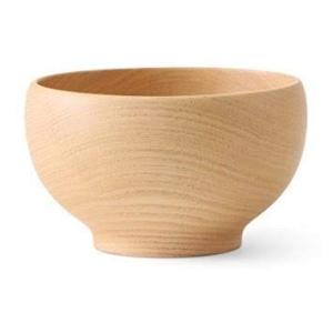薗部産業「ろくろ挽き銘木椀」 [くり]　サイズ:中