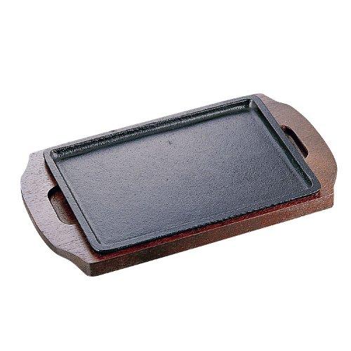 イシガキ産業 ステーキ皿 18cm 長方形09-18 鉄鋳物 中国 PIS1701