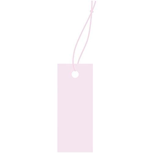 タカ印 タグ 値札 19-850 スーパー提札 小 糸付き 桃