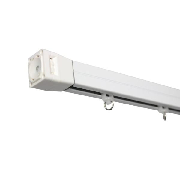 ネジ・クギを使わず簡単取付つっぱり式！伸縮タイプでサイズも自由自在！ テンションカーテンレール トレ...