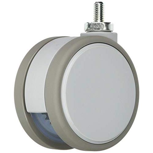 東海キャスター 東海 ねじ込み双輪キャスター 75径 自在 M8x1.25 F075N8