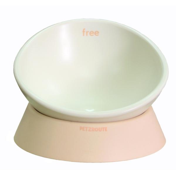 ペッツルート フリーフリー食器 みるく 小型犬・猫用 ワンサイズ (1個)