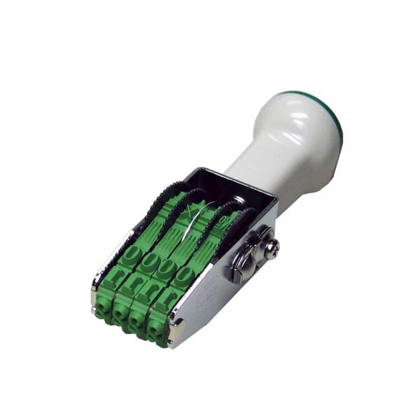 サンビー スタンプ 回転印 テクノタッチ 欧文4連 明朝体 3号 TK-034