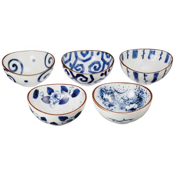 エールネット(Ale-net) 染工房 楕円 小鉢揃 美濃焼