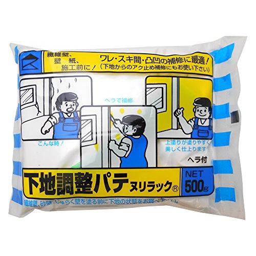 家庭化学 下地調整パテ ホワイト 500g