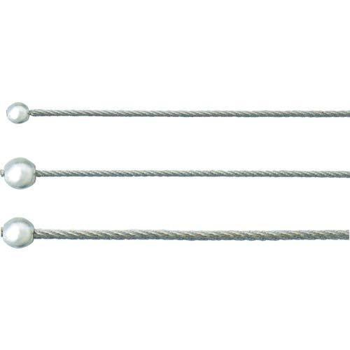 ニッサチェイン 玉付きワイヤーロープ ステンカットワイヤー 1.0×1500mm 片ボール付 Y-5...