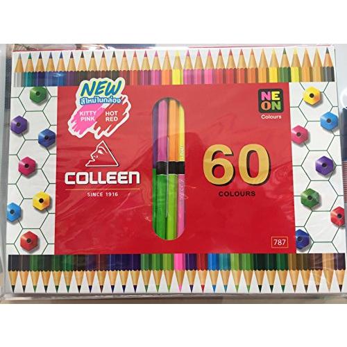 コーリン鉛筆 787六角 30本60色紙箱入り色鉛筆 787-30／60