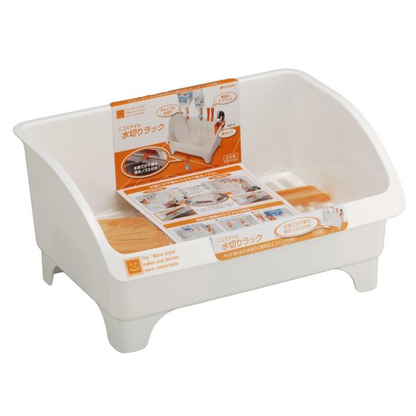 イノマタ化学 ニコスタイル 水切りラック 約36.8×26.5cm