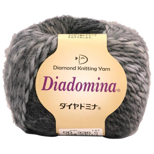 ダイヤ毛糸 ダイヤドミナ 毛糸 並太 Col.336 マルチ 系 40g 約112m