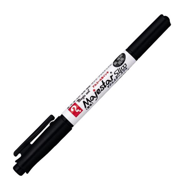 寺西化学 マジックインキ 油性ペン マジェスタースリム 黒 10本 B-MMJ70-T1