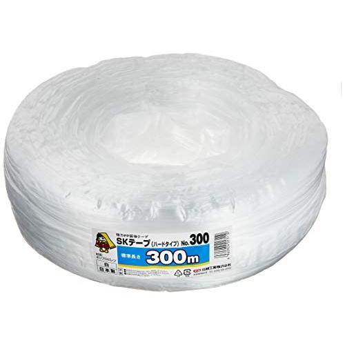 信越工業 ひも 結束 荷造り用 SKテープ ハードタイプ No300 白 300m