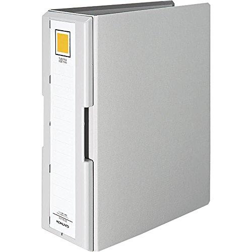 コクヨ ファイル チューブファイル 取っ手付 エコツイン A4 2穴 1000枚収容 シルバー フ-...
