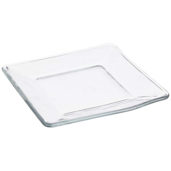 Libbey(リビー) テンポ スクエアサラダプレート6インチ No.1797299 ソーダガラス ...