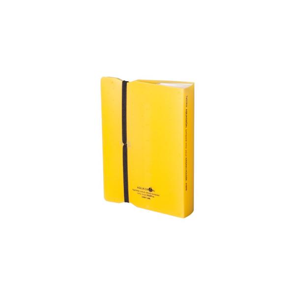 リヒトラブ ファイル ハガキホルダー アクアドロップス 黄 A5016-5