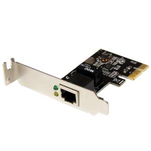 StarTech.com PCIe接続ギガビットイーサネット1ポート増設LANカード ロープロファイル対応 ST1000SPEX2L｜goodzero