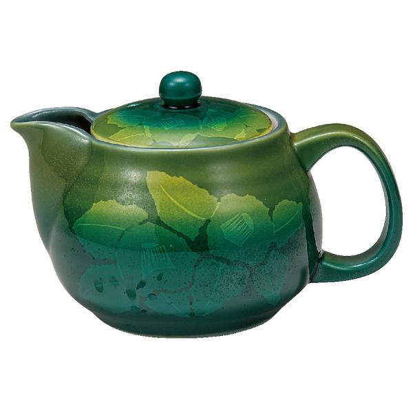 伊野正峰 九谷焼 陶器 急須ポット 銀山茶花(茶こし付き)