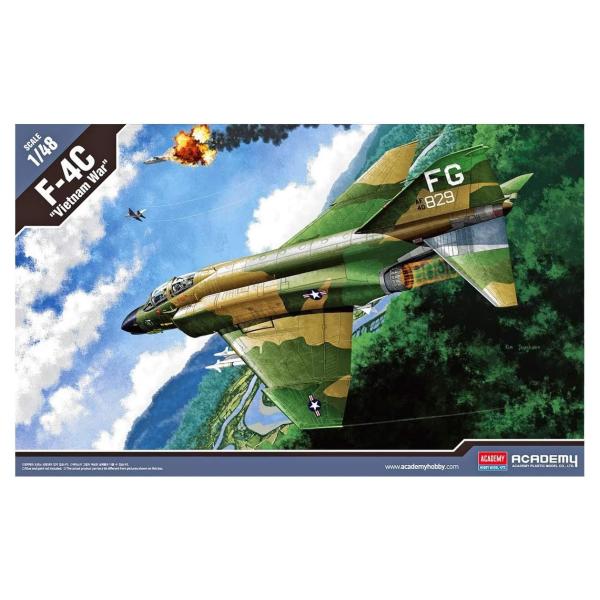 アカデミー 1/48 USAF F-4C ベトナム戦争 AM12294 プラモデル