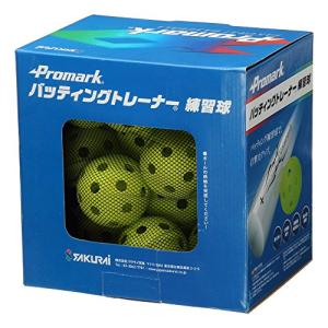 サクライ貿易(SAKURAI) Promark(プロマーク) 野球 トレーニング バッティング 穴空き ボール 上達練習球 20球入り HTB-20｜goodzero