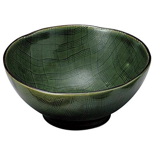 萬古焼 麺の器 そば丼 織部 10436