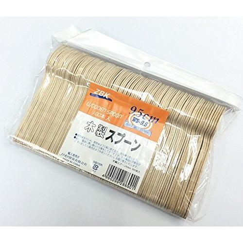 使い捨て 木製スプーン95mm 100本入り
