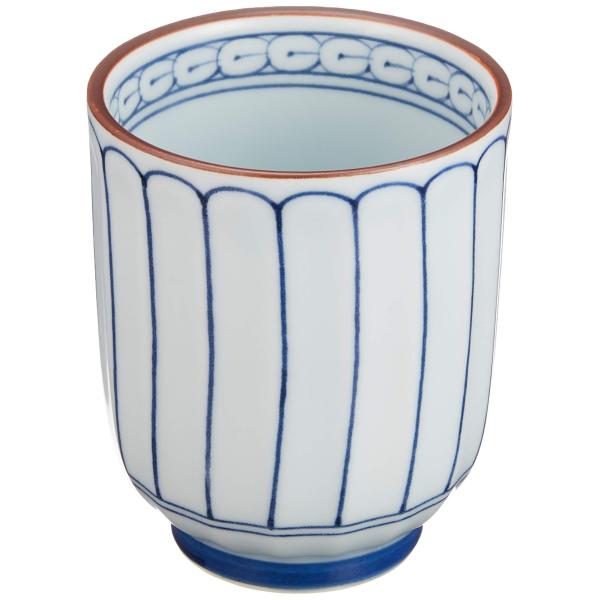 ランチャン(Ranchant) 湯のみ(大) ホワイト Φ7.2x8.9(cm) 菊彫山水 有田焼 ...