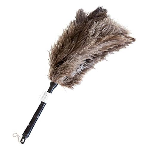 ESCI 【日本製】小さくてもオーストリッチ羽毛の手造り毛ばたき! ダッシュボードやメーターまわり等...