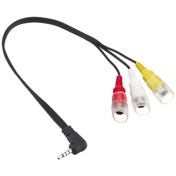 アルパイン(ALPINE) AUX変換/ビデオ入力ケーブル KCE-250IV