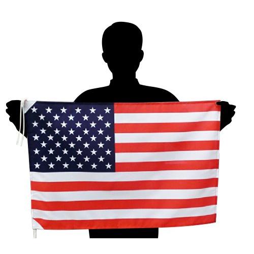 アメリカ国旗 L 星条旗USA 応援サイズ:50×75cm 高級テトロン製 日本製