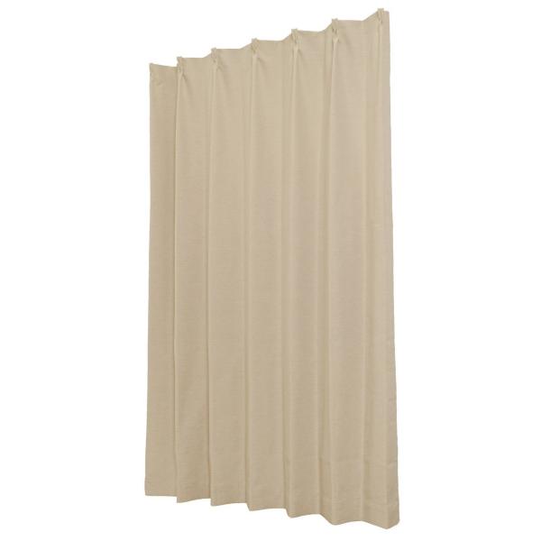 ユニベール 遮光ドレープカーテン エフェクト アイボリー 幅100×丈135cm 2枚組