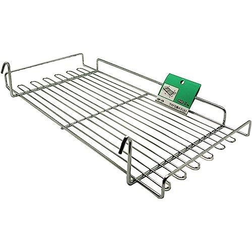 和気産業 ワイド引掛カゴ(大) クローム 幅450X奥行200X高さ30mm メッシュパネル 壁面 ...