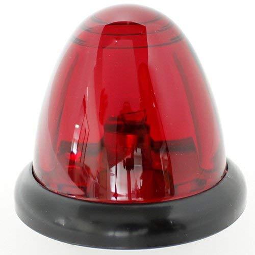 槌屋ヤック マーカーレンズ トップマーカーランプ球付 レッド YT-443