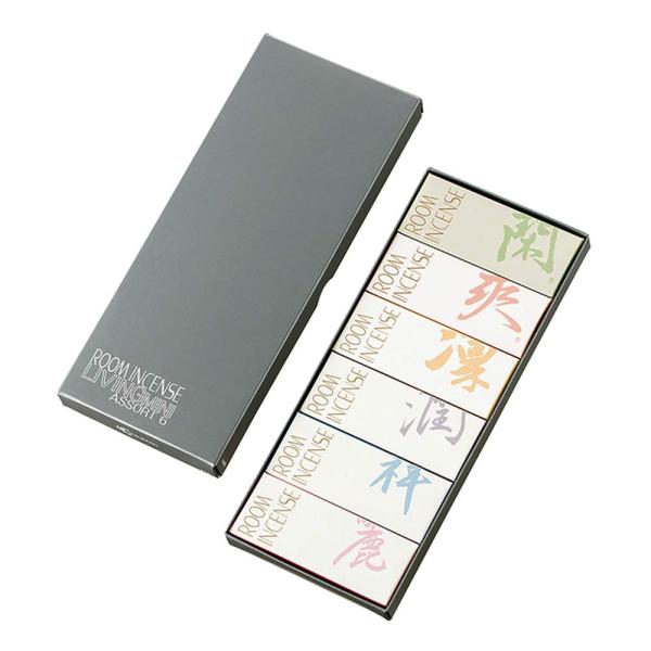 玉初堂 線香 ルームインセンス リビングミニ アソート6