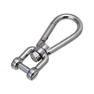 水本 ステンレス スナップフックシャックル 線径8mm長さ108mm B2442