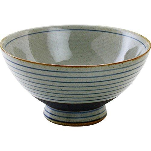 茶碗 : 有田焼 錆うずライン 四・五茶漬