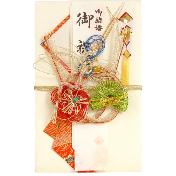 スズキ紙工 祝儀袋 金封 京の風梅に鶴 ス-5109