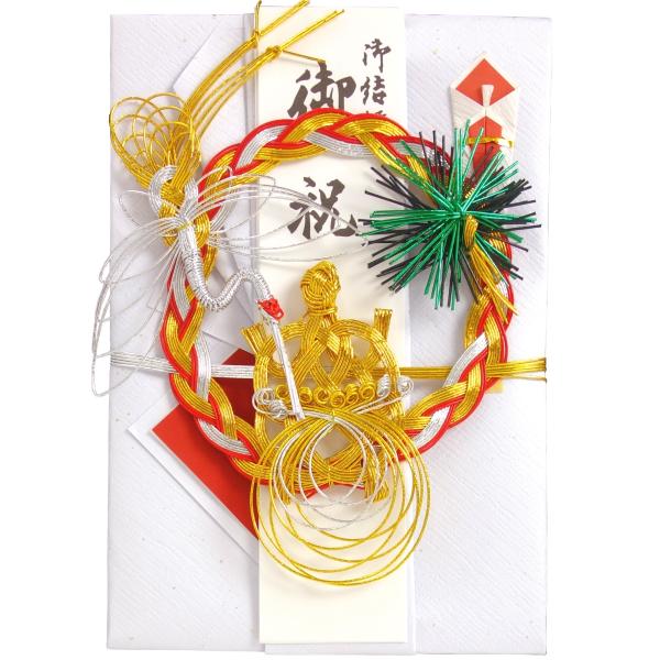 スズキ紙工 祝儀袋 金封 大金 金振 丸輪 鶴亀 ス-0871