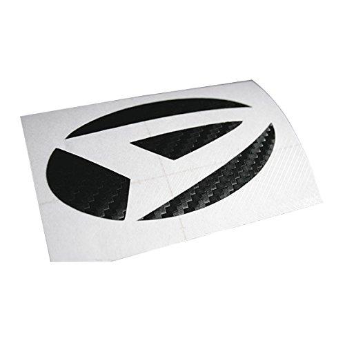 viz カーボン調エンブレムシート ムーブカスタム L150系 後期 フロント 黒 VIZ-KS-E...