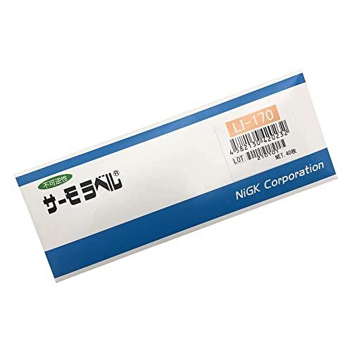 日油技研工業 サーモラベル(R)LI 170度 不可逆性 40枚入 LI-170